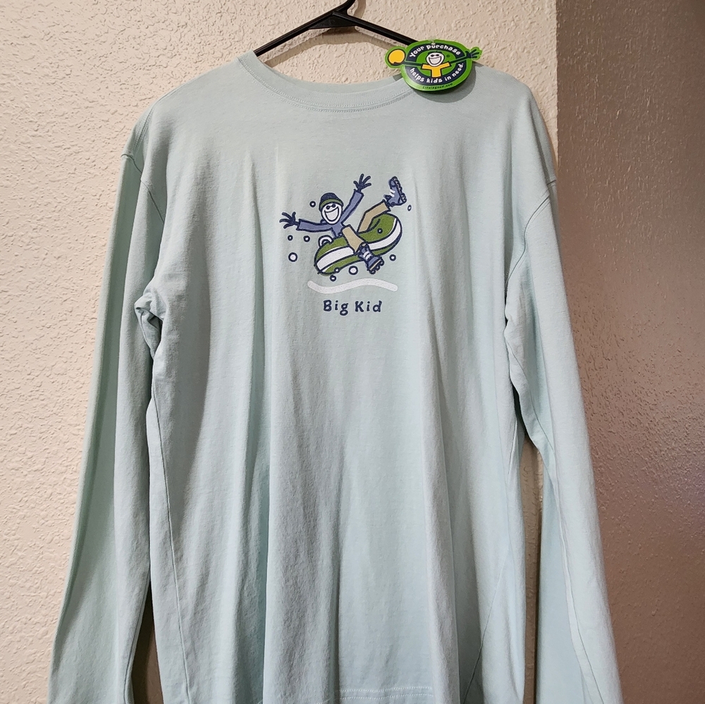 Mens Life is Good Long Sleeve T-Shirt